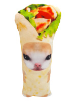 Мягкая игрушка 30см "Кот Шаурма"