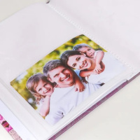 Фотоальбом 200 фото 10*15см Bloom. Сирень, пластик.стр.