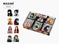Ластик MAZARI "Anime" фигурн., 6 диз.