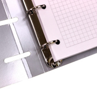 Тетрадь А5 100л кл. на кольцах Канц-Эксмо "ColourMania. Дизайн 16" soft-touch, фольгирование