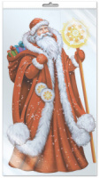 Плакат фигурный 42*60см "Дед Мороз"
