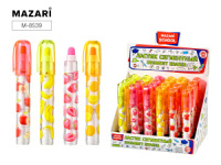 Ластик секционный MAZARI "Fruits" 4 диз.
