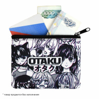 Кошелек для банкнот и монет Феникс+ "Манга принт" 11*8см, ткань, молния