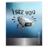 Тетрадь А5 48л кл. Феникс+ "Уличные детали" печать по фольге, выб.твин лак, бел.100%