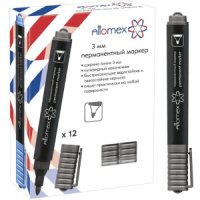 Маркер перманентный 3,0 мм  черный