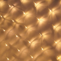 Гирлянда "Сетка" светодиодная  96 л. 1,4х1,5 м ШАМПАНЬ