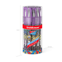 Ручка шар. ЕК   Purple Python 0,7мм цв.мат.корп.Soft Touch, синяя