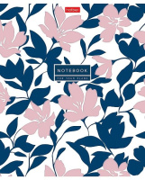 Тетрадь А5 48л кл. Hatber "Музыка цветов" тисн., 5 диз.в блоке