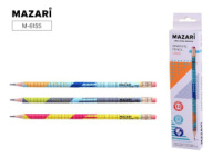 Карандаш Cribs с таблицей умножения, пластиковый, с ластиком HB, круглый