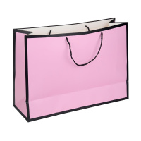 Пакет подар. бумажн. 45*32*15 см 190гр/м2  Розовый