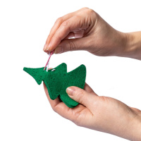 Набор для шитья игрушки "Домик, елочка, колокольчик" 3шт