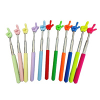 Указка телескопическая "С пальцем., ассорти" 69см