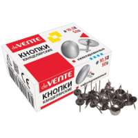 Кнопки  10мм (50шт) никелированные, карт.уп.