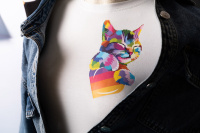 Термотрансфер "Gamma" "Кот с сердцем" 9*14см