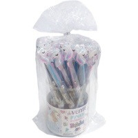 Ручка шар. многоцв. 3-х цветная, 0,7мм, ассорти Unicorn"