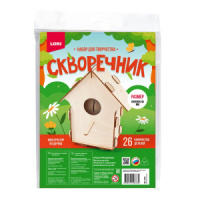 Конструктор из дерева "Скворечник "Весенний домик"
