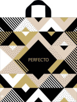 Пакет 46*42см (95мк) с петлевой ручкой "Перфекто Ромбэ" ПВД