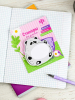 Бумага с липким краем  60л, фигурная "Панда"