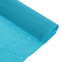 Бумага подел. 50*200  рулон креп голубая