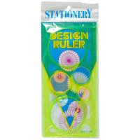 Линейка "Спирограф" 23 см