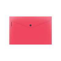 Конверт на кнопке А4  Soft Reef, непрозрачный, ассорти