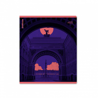 Тетрадь общая ученическая ErichKrause Neonsburg, 48 листов, клетка, печать пантоном_MIX-PACK