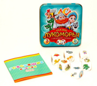 Игра настольная "Сказки Лукоморья" жестян. коробка
