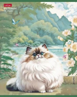 Тетрадь А5 48л кл. Hatber "Пухляши" мат.лам., 5 диз.в спайке, белизна 100%