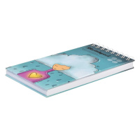 Скетчпад 105*210мм  80л., гребень, 100гр/м2 "Тучи как люди" тв.обл.