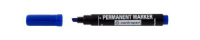 Маркер перманентный 1-4,6мм  скошенный синий