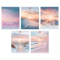 Тетрадь А5  96л кл. Hatber "В моменте" софт-тач, 5диз.в блоке