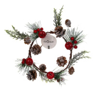Декор новогодний 30см "Венок новогодний"