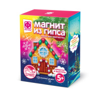 Магнит из гипса "Пряничный домик" 5+