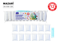 Пластилин супер легкий БЕЛЫЙ 12шт*13гр, 3 стека