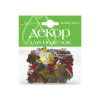 Пайетки фигурные "Новый год. Колокольчики. Набор №28" (3 вида)