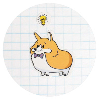 Наклейки бумажные для планирования 120*210мм  70шт "Герои с характером"