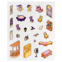 Наклейки-румбокс д/создания миниатюрных сцен 12,5*15см "Пони, магия"