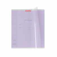 Тетрадь А5 24л кл. Erich Krause  пласт.обл. "Классика CoverPrо", ассорти MIX-PACK