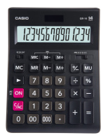 Калькулятор 14 разр. CASIO GR-14 настольный, чёрный