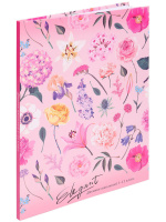 Дневник универсальн. обл. 7БЦ "Цветочный коллаж-1" глянц.лам., лен, 40л.