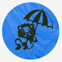 Дождевик детский плотный 50*75см, 110мкр, ПВХ, 4 цвета