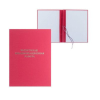 Папка д/Выпускной квалификационной работы А4, без бумаги, красная