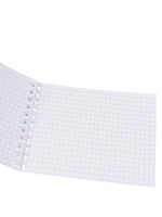 Блокнот А6  40л гребень "Футбольный дизайн" клетка