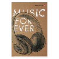 Блокнот А5 7БЦ 160л "Music forever" кл.
