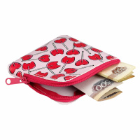 Кошелек для банкнот и монет Феникс+ "Розовые леденцы" 8,5*8,5*1,5см, кожзам., молния