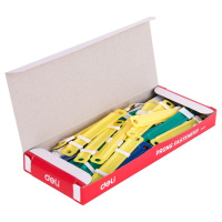 Механизм скоросшив. пласт. с перфорацией, Deli ассорти