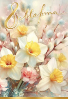 Открытка А5  "8 Марта"