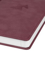 Ежедневник дат. 2026г. А5 168л. кожзам, тв.обл. "Год лошади. Бордо" ляссе