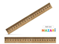 Линейка деревянная 20 см