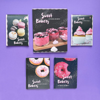 Блокнот А6 7БЦ  80л "Донат рулит!" клетка, глянц.лам.